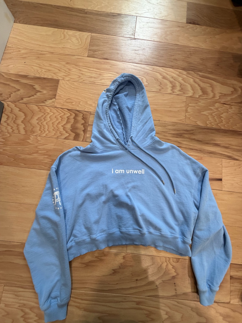 Barstool Chicks Call Her Daddy I Am Unwell Cropped Hoodie M Alex Cooper
